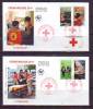 2011 FRANCE  FDC 1ER JOUR LA CROIX ROUGE FRANCAISE  2 ENVELOPPES - Red Cross