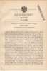 Original Patentschrift -  G. De Roussy In Paris ,1900,  Karburator , Vergaser , Kompressor !!! - Maschinen