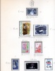 FRANCIA 1980 ANNATA MONTATA SU FOGLI GBE MNH - FRANCE VINTAGE MONTÉ SUR DES FEUILLES - 1980-1989