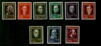 1937- Medici - U. 506/14 - Mi. 649-657 - 9 W -MLH* - Unused Stamps