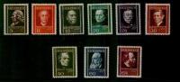 1937- Medici - U. 506/14 - Mi. 649-657 - 9 W -MLH* - Ungebraucht