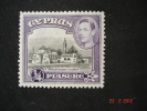 Cyprus 1938  King.George VI  3/4 Pia   SG153   MH - Cyprus (...-1960)