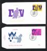 BELGIE  2  FDC'S  NATIONALE FESTIVALS  TORHOUT-WERCHTER En FESTIVAL VAN WALLONIE  1998 - 1991-2000