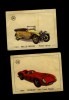 2  VECCHIE FIGURINE  AUTO  SERIE EQUIPE  ROLLS ROYS  FERRARI    FIGURINA   COME DA FOTO - Tarjetas