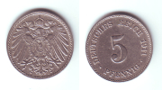 Germany 5 Pfennig 1911 J - 5 Pfennig