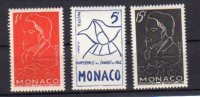 MONACO       Neuf  **    Y. Et T.   N° 399 / 401     Cote:  4,00  Euros - Unused Stamps