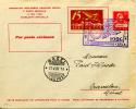 Suisse 1926 Navigation Horlogère Aérienne NHORA, Entier Postal, Enveloppe Voyagée - Horlogerie