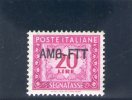 A.M.G. F.T.T. 1949-54 SEGNATASSE * - Impuestos