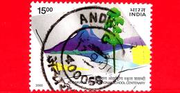 INDIA - Usato - 2000 - Centenario Della Scuola Kodaikanal International School - 15.00 - Used Stamps