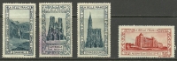 FRANKREICH France Vignetten La Belle France - 4 Different Stamps - Tourismus (Vignetten)