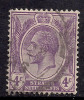 STRAITS SETTLEMENTS 1912 - 23 KGV 4ct VIOLET USED STAMP SG 223..( G491 ) - Straits Settlements