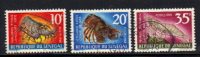 SENEGAL-Timbre N° 305 à 307 -oblitérés - Crustaceans