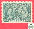 Canada # 52 Scott /Unisafe - MINT NEVER HINGED VF - 2 Cents - Diamond Jubilee Issue - Neuf  Sans Charnière VF - Unused Stamps