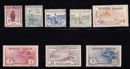 T)1917-19,FRANCE,SET(8),SCN B3-B10 ,MLH,TONING DOTS,CV 2466,SCN B8,B9,B10 VERY LIGHTLY THIN.- - Unused Stamps