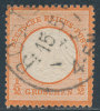 GERMAN EMPIRE 1872 1/2 GR ORANGE VF USED SC# 3 CV$ 37.50 - Oblitérés