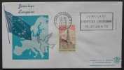 EUROPA - CARCASSONNE - AUDE / 1973 ENVELOPPE ILLUSTREE  JUMELAGE EUROPEEN (ref EUR2) - Briefe U. Dokumente