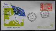 EUROPA - TOURS - INDRE ET LOIRE / 1966 OBLITERATION FOIRE AGRICOLE OUEST EUROPEENNE SUR ENVELOPPE FDC (ref EUR15) - Covers & Documents