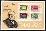 Mw0610 Malawi 1979, SG610, Death Centenary Sir Rowland Hill Miniature Sheet, Unmounted Mint - Malawi (1964-...)