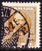 DENMARK 1907 / 1912 King Frederik VIII 100 Oreyellow-bistre Y&T 61 - Gebruikt