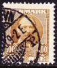 DENMARK 1907 / 1912 King Frederik VIII 100 Oreyellow-bistre Y&T 61 - Oblitérés