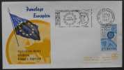 VILLIERS SUR MARNE - VAL DE MARNE - EUROPA  / 1967 OBLITERATION JUMELAGE EUROPEEN SUR ENVELOPPE ILLUSTREE (ref EUR50) - Cartas & Documentos