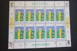 MOLDOVA 2000 EUROPA CEPT  SHEETLET OF 10 STAMPS  MNH **   (1040100-600) - 2000