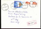 Recommandé De Amay1D 1987 Vers Liège - Storia Postale