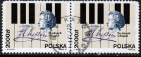 POLAND  Scott #  3080  VF USED Pair - Usados