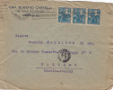 FRANCIA / ITALIA (Palermo)  -  1929 Cover / Lettera   - C. 50 X 3 - Tarifs Postaux