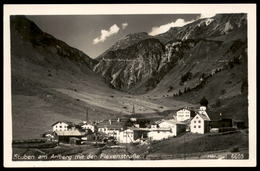 ALTE POSTKARTE STUBEN AM ARLBERG MIT DER FLEXENSTRASSE Klösterle Kloesterle Austria Autriche Cpa Postcard Ansichtskarte - Stuben