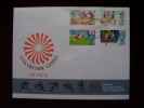 KUT 1972 MUNICH OLYMPICS Issue FULL SET FOUR STAMPS To 2/50 On OFFICIAL ILLUSTRATED FDC. - Kenya, Uganda & Tanzania