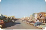 Camrose Alberta Canada, Street Scene Autos, Business District, Rexall Drug Store Sign, C1950s Vintage Postcard - Andere & Zonder Classificatie