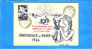 PARIS - CAEN - CALAIS - ROUEN - PREMIER JOUR - FDC - ISABEL BORY - 2 EME ANNIVERSAIRE DE LA LIBERATION LE 25 AOÛT 1946 - ....-1949