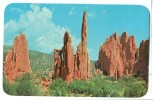 USA, Cathedral Rocks, Garden Of The Gods, Pikes Peak, Colorado, Unused Postcard [P8074] - Andere & Zonder Classificatie