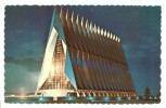 USA, Cadet Chapel At Night, U.S Air Force Academy, Colorado, Unused Postcard [P8079] - Other & Unclassified