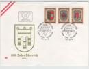 Austria FDC 25-10-1976 Coat Of Arms Austria 1000 Years Wien - Omslagen