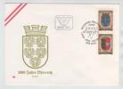 Austria FDC 25-10-1976 Coat Of Arms Austria 1000 Years Wien - Enveloppes