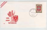 Austria FDC 25-10-1976 Coat Of Arms Austria 1000 Years Wien Parlament - Enveloppes