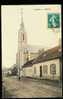 52 LONGEAU   / L'église /  BELLE CARTE COULEUR TOILEE - Le Vallinot Longeau Percey