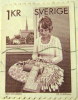 Sweden 1976 Lace Making 1kr - Used - Oblitérés