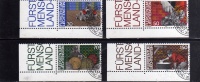 LIECHTENSTEIN 1982 DER MANN UND DIE ARBEIT-VEREINBARUNG - THE MAN AND THE WORK  - L´UOMO E IL LAVORO SERIE TIMBRATA - Used Stamps