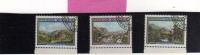 LIECHTENSTEIN 1982 LANDSCHAFTEN MORITZ - VIEWS - PAESAGGI SERIE COMPLETA TIMBRATA - Usados