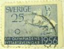 Sweden 1956 Olympic Games Equestrian Events 25ore - Used - Usados