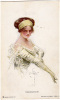 AK FISHER HARRISON  " THE DEBUTANTE   "  CHARLES SCHRIBNER'S SONS   Nr. SER.108. OLD POSTCARD - Fisher, Harrison