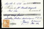 Reçu De Bas-Oha - Milices Patriotiques F.I. - Andenne C 1954 Sur 847 - Brieven En Documenten