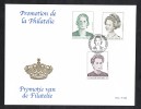 BELGIE  GROTE  FDC HET BELGISCH KONINGHUIS  DE 3 LAATSTE KONINGINEN  2000 - 1991-2000