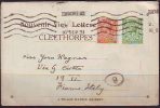 GREAT BRITAIN  - SOUVEN. VIEW (6 Photos) LETTER CLEETHORPES To FIUME - By J.W.WATKIN, GRIMSBY  - 1931 - Brieven En Documenten