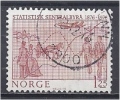 NORWAY 1976 Cent Of Norwegian Central Bureau Of Statistics  Red - 1k.25 FU - Gebraucht