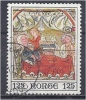 NORWAY 1975 Paintings From "Altaket" (wooden Vault) Of "Al" Stave Church, Hallingda The Nativity"  - 1k.25  FU - Used Stamps