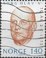NORWAY 1973 King Olav's 70th Birthday - King Olav V  FU - Used Stamps